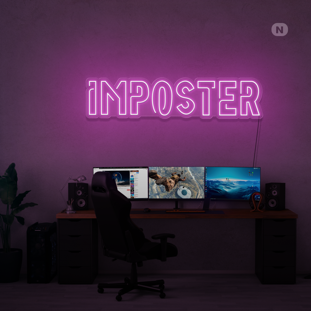 Neon Schild Imposter