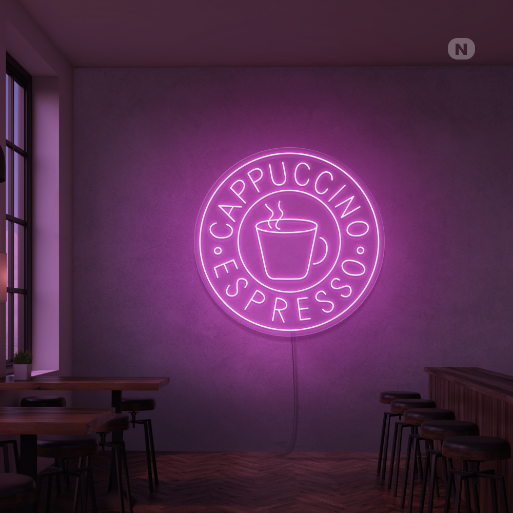 Neon Schild Cappucino Espresso
