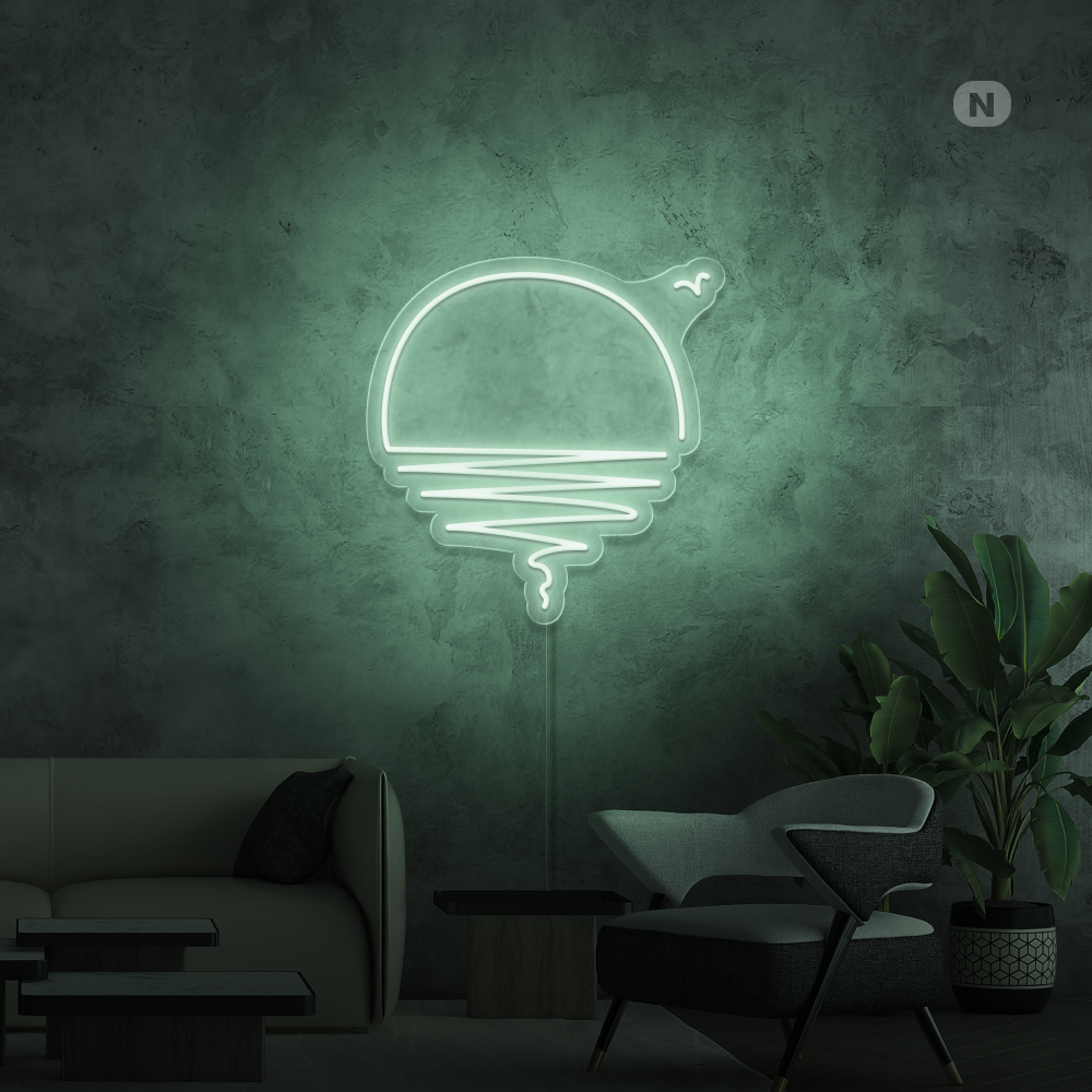 Neon Schild Sonnenuntergang