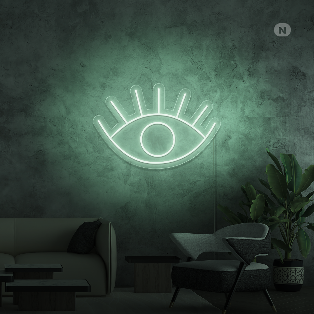 Neon Schild Auge