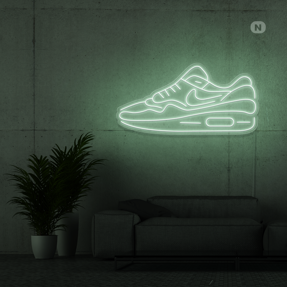 Neon Schild Schuh