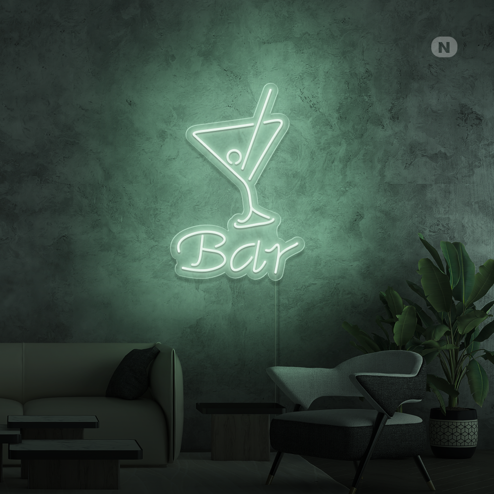 Neon Schild Cocktail Bar