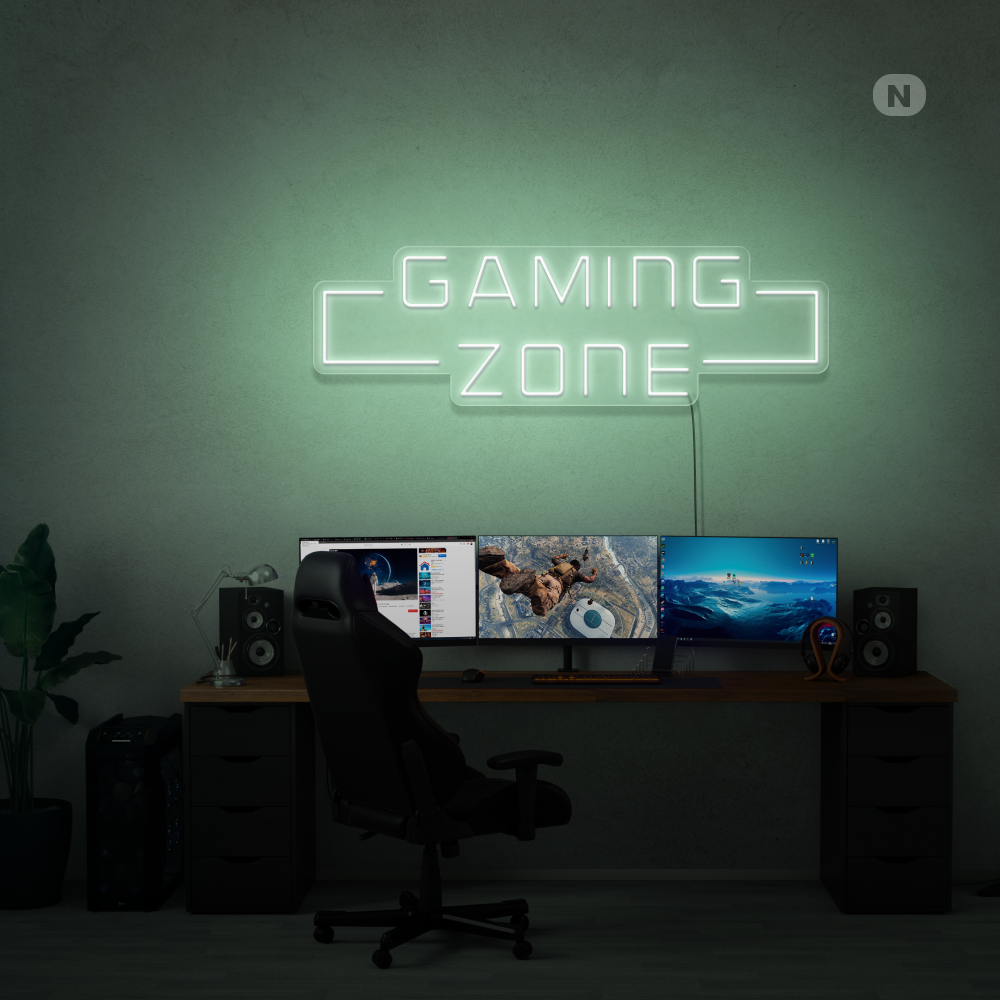 Neon Schild Gaming Zone
