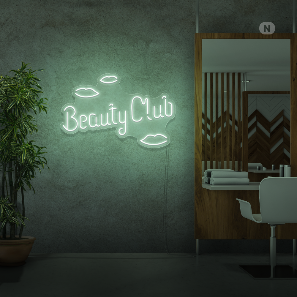 Neon Schild Beauty Club