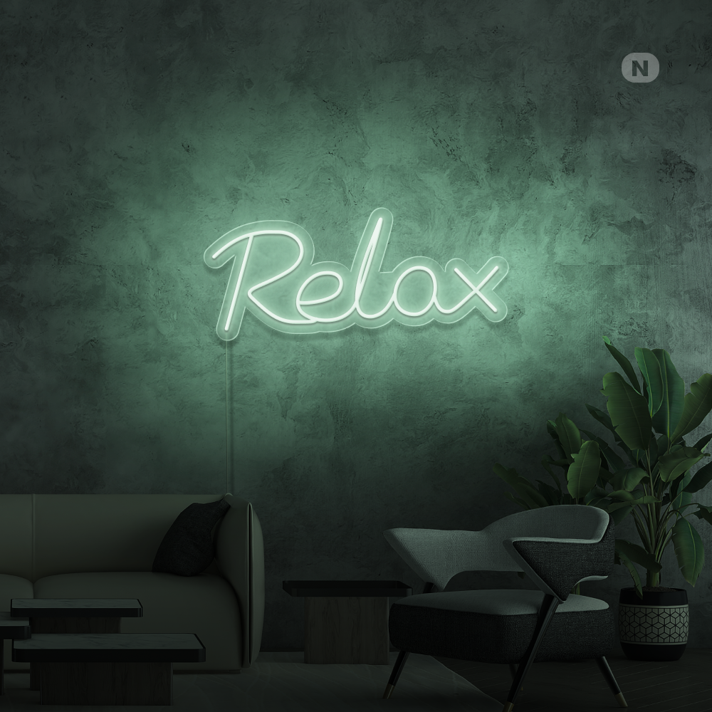 Neon Schild Relax