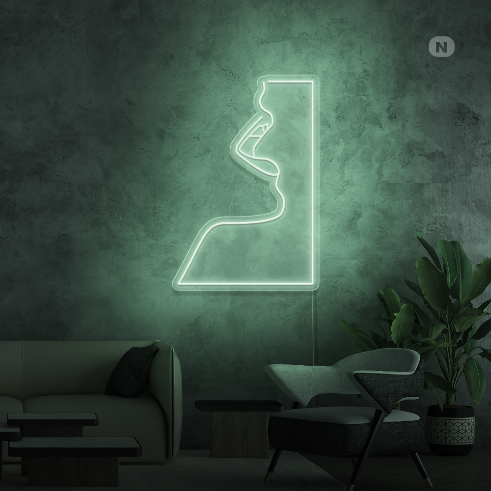 Neon Schild Verführung