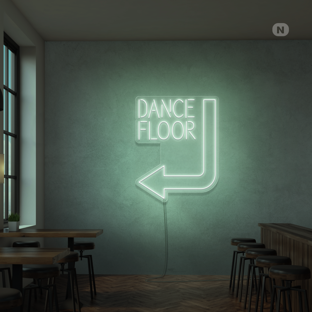 Neon Schild Dance floor