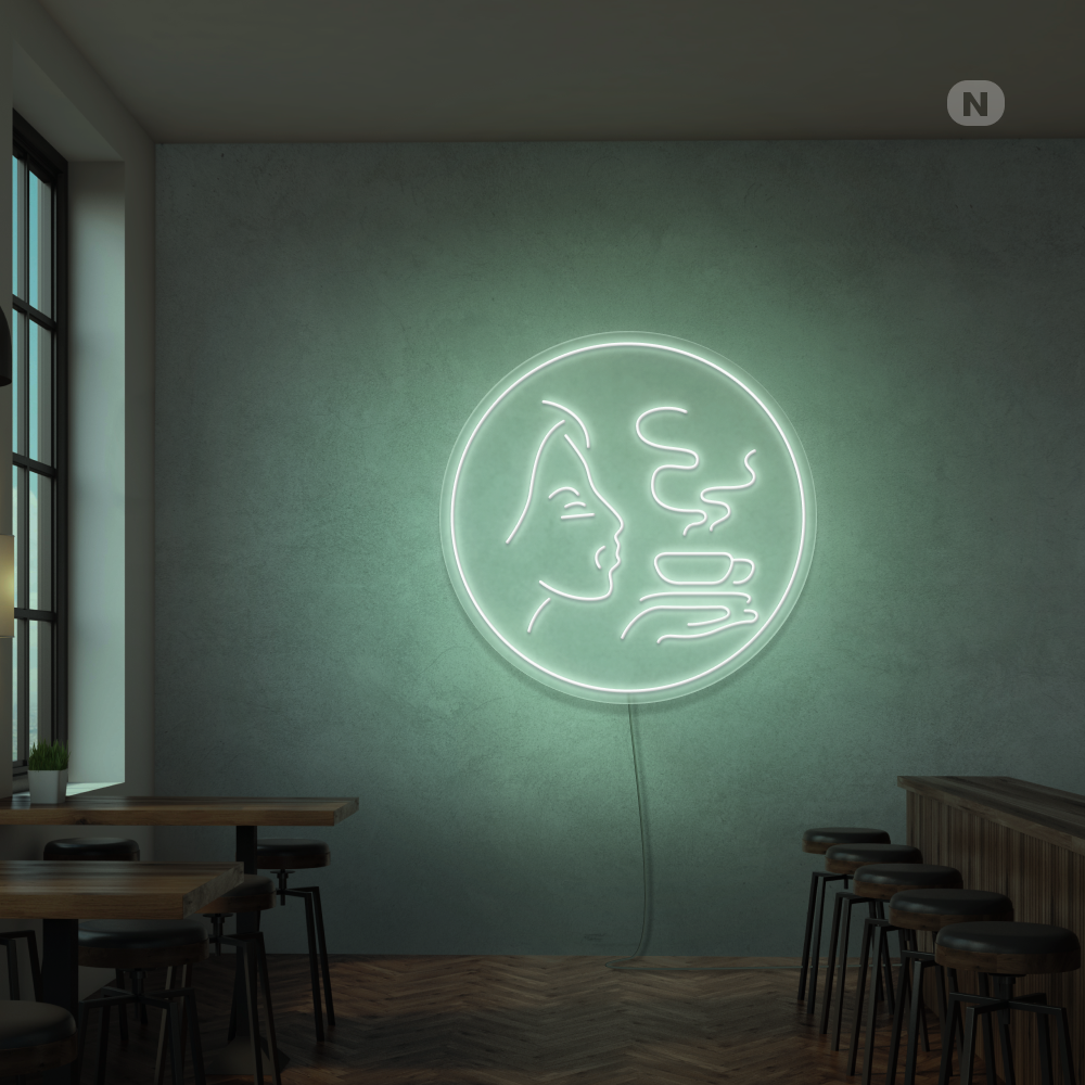 Neon Schild Kaffee Aroma