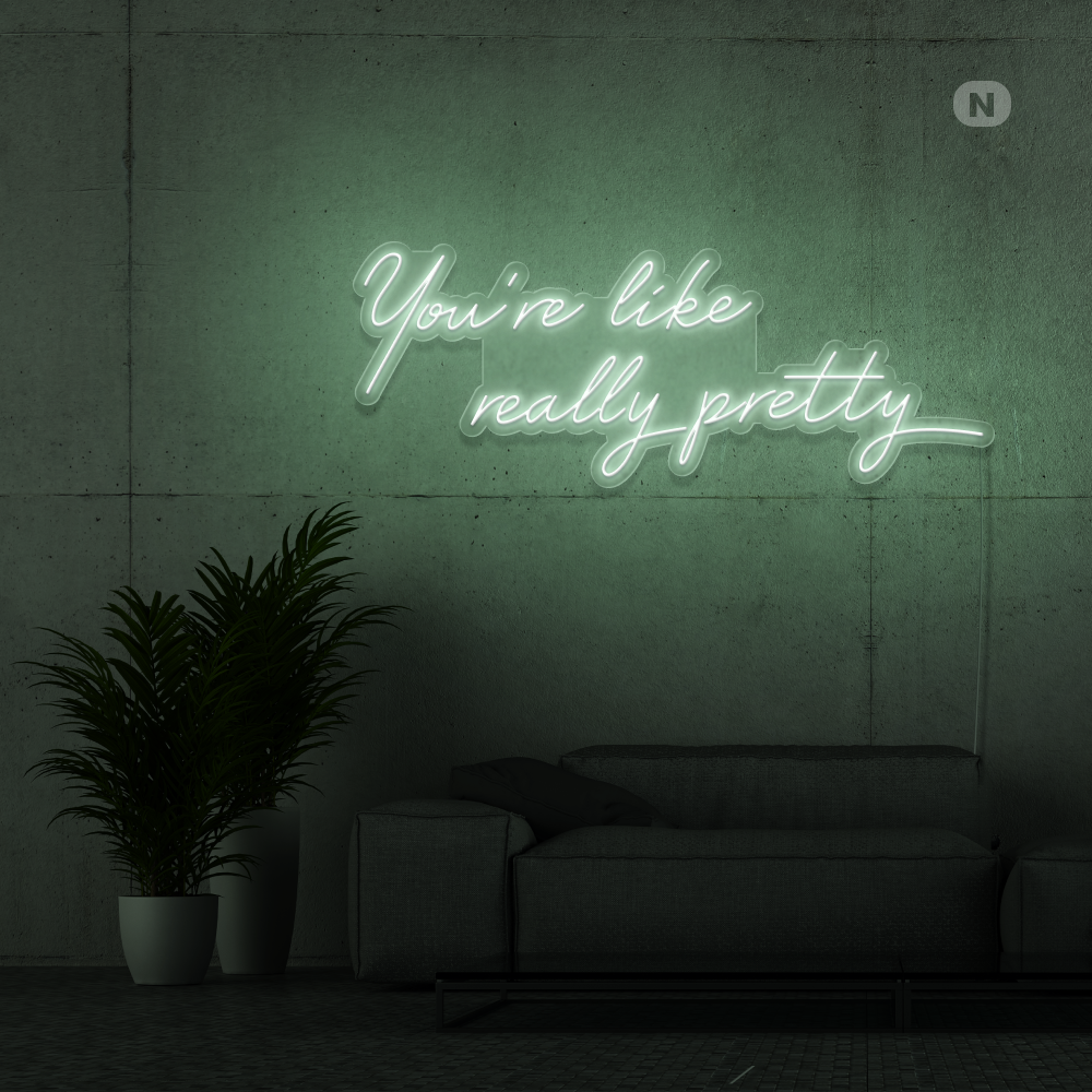 Neon Schild Life Quote