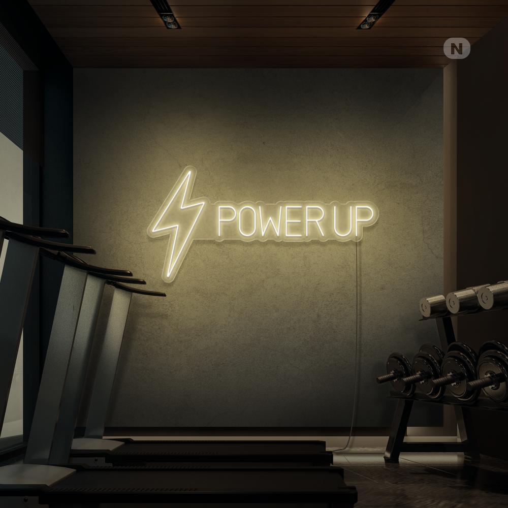 Neon Schild Power Up