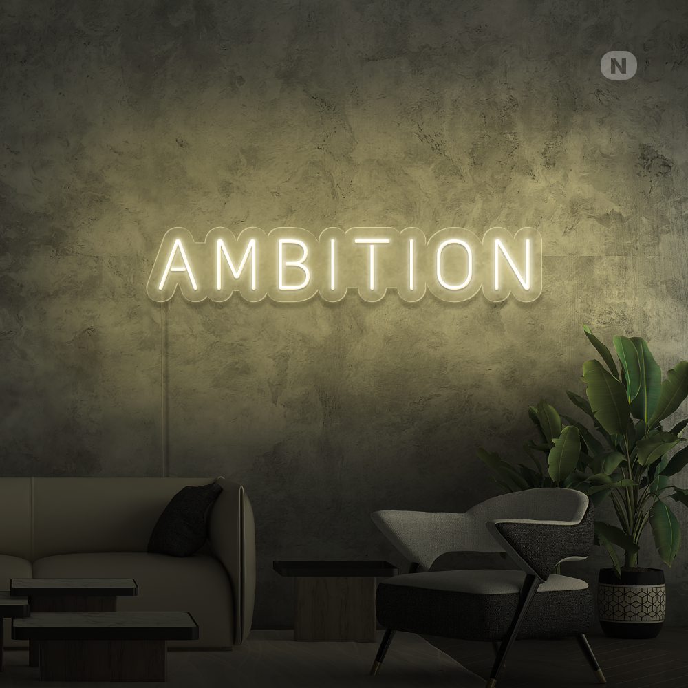 Neon Schild Ambition