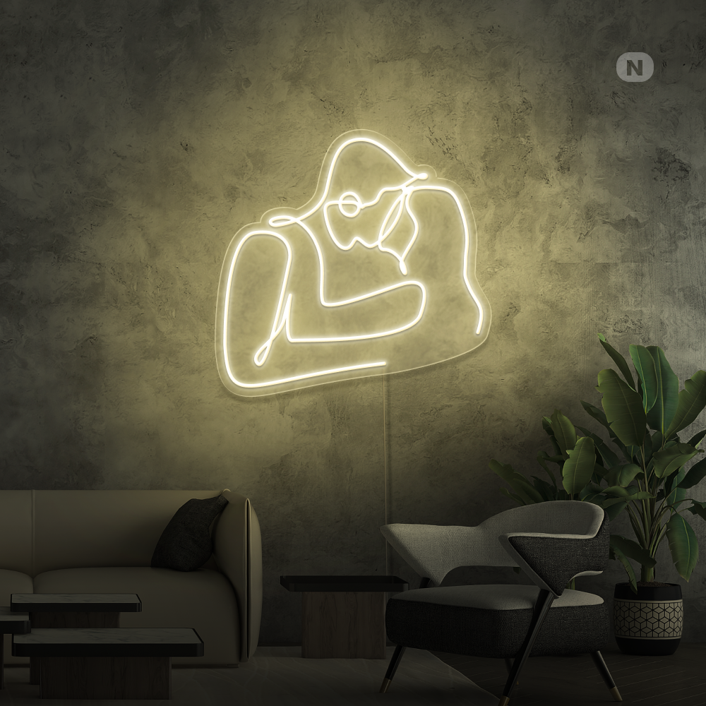 Neon Schild Liebespaar