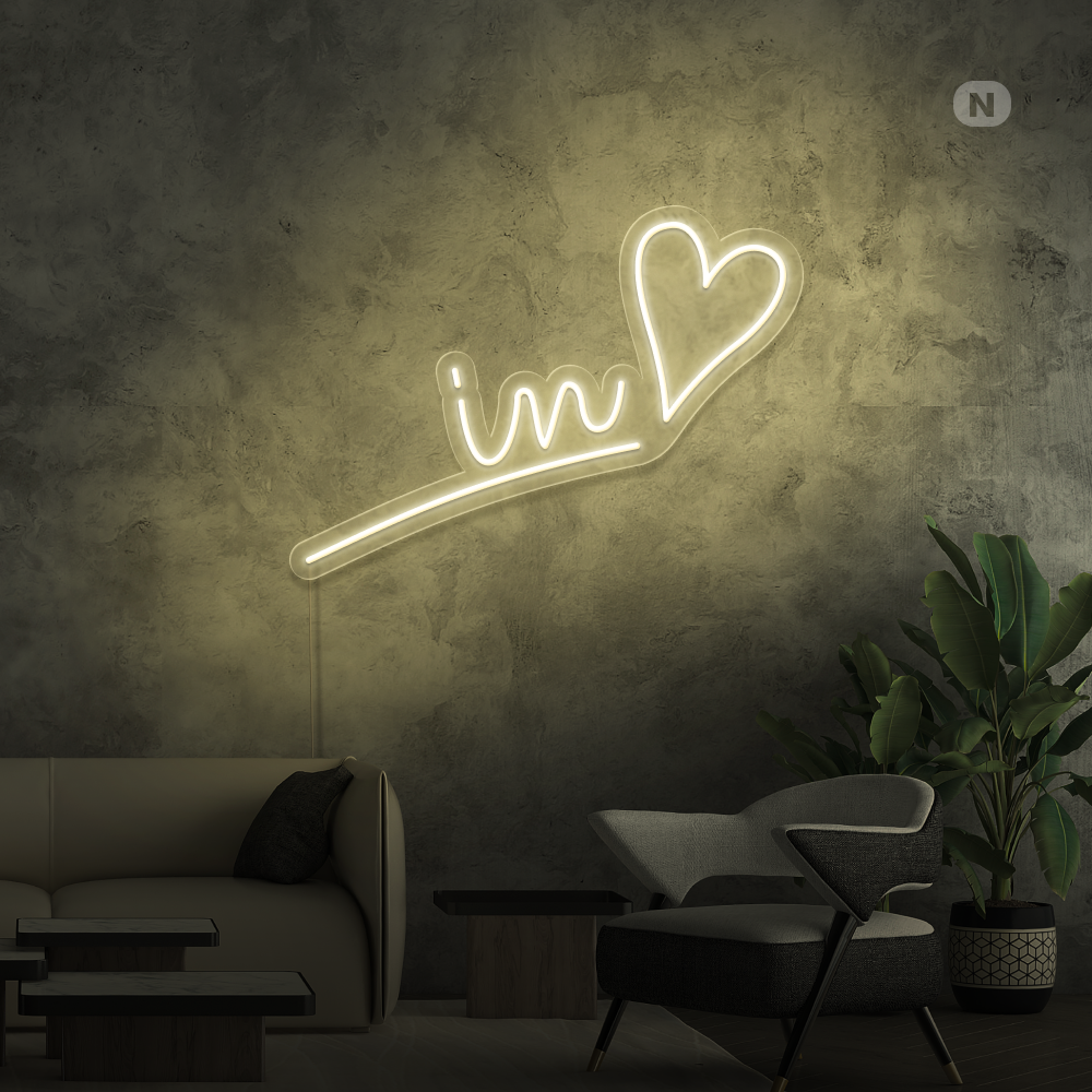 Neon Schild Verliebt