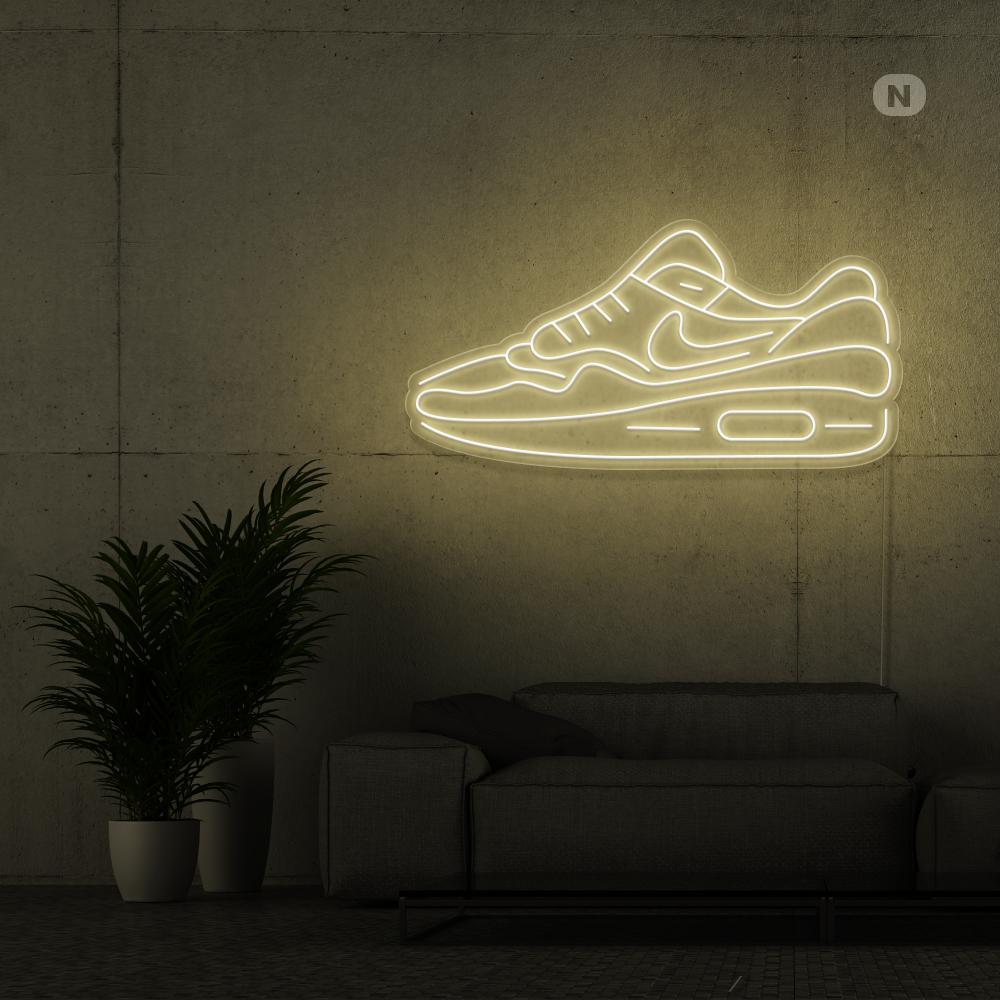 Neon Schild Schuh