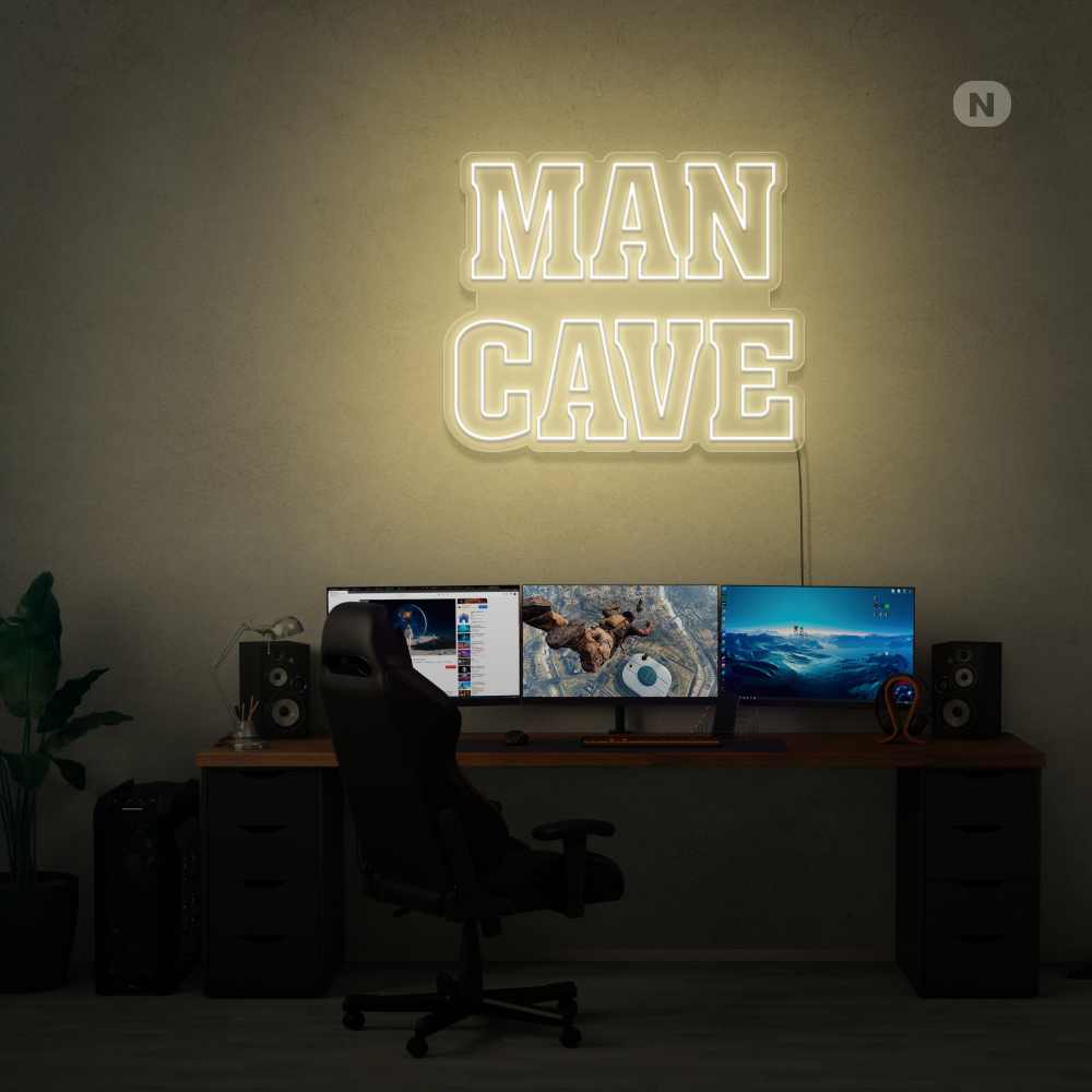 Neon Schild Man Cave