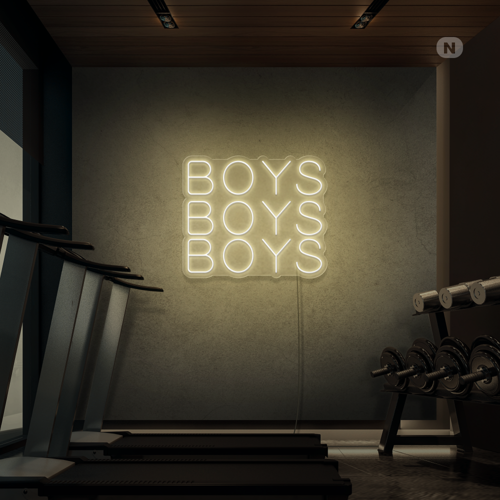 Neon Schild Boys Boys Boys
