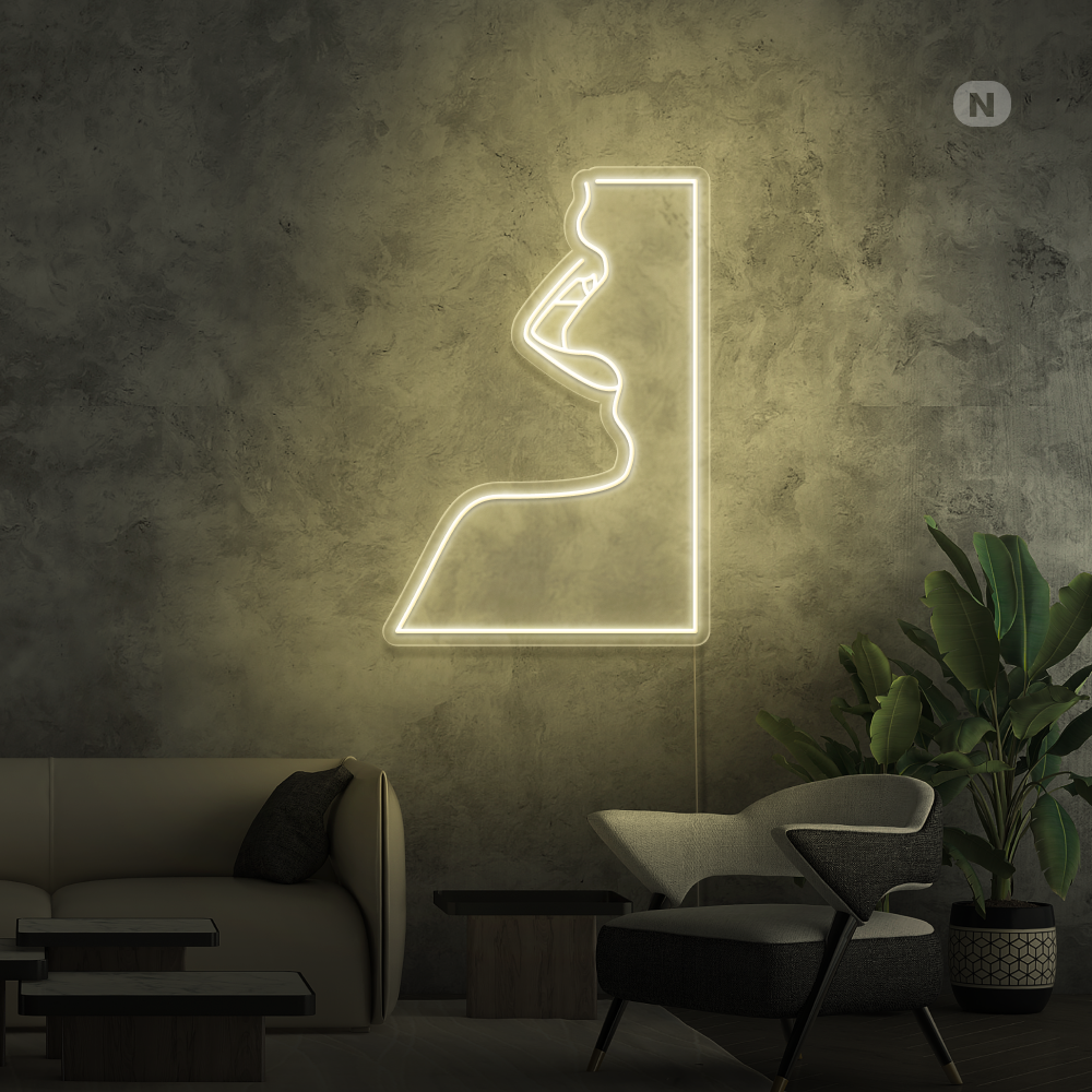 Neon Schild Verführung