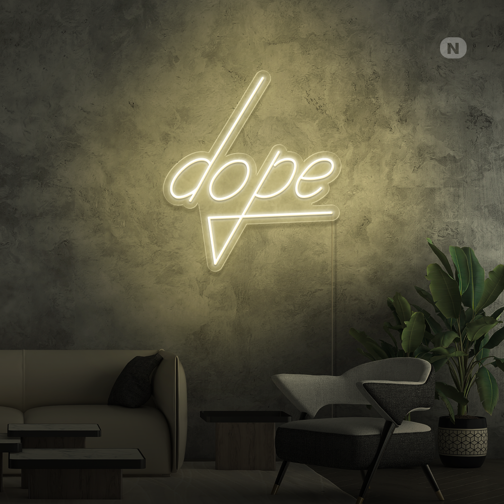 Neon Schild Dope