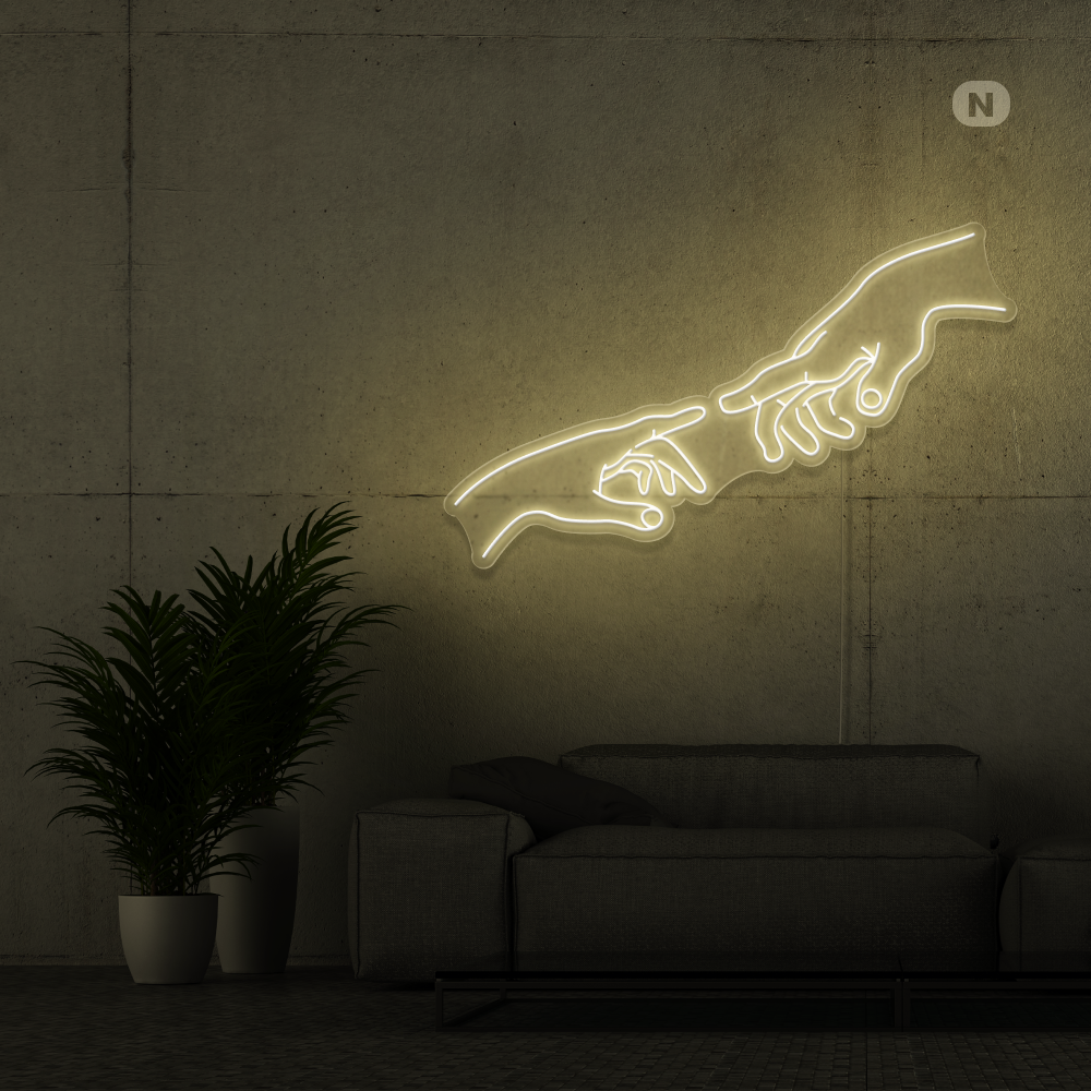 Neon Schild Verbindung