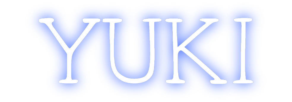 Individuelles Neon: YUKI