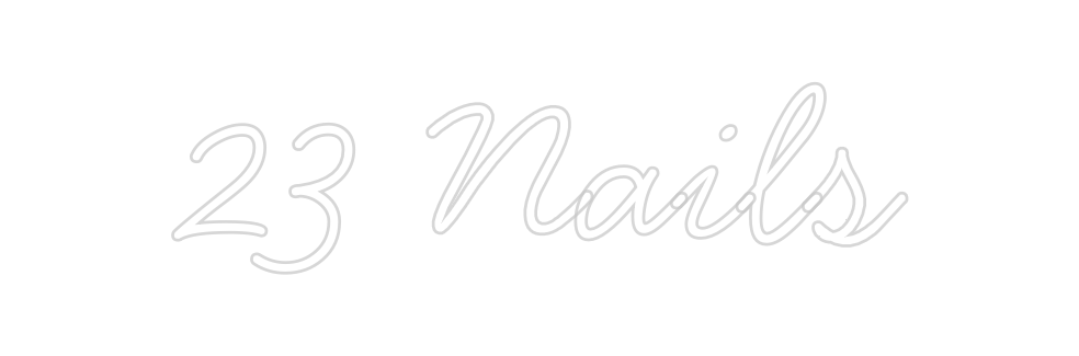 Individuelles Neon: 23 Nails
