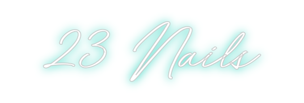 Individuelles Neon: 23 Nails