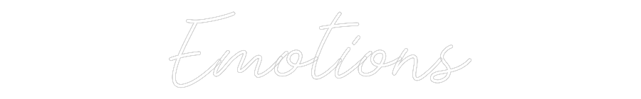 Individuelles Neon: Emotions