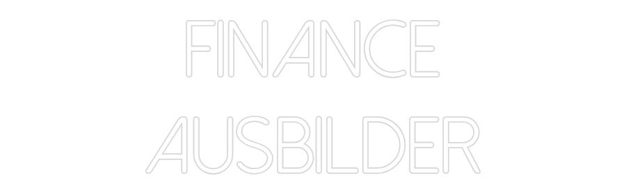 Individuelles Neon: Finance
Ausb...