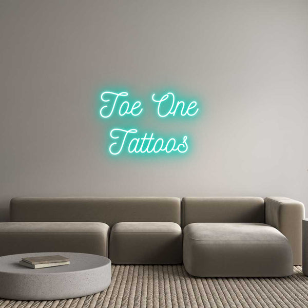 Individuelles Neon: Toe One 
 Ta...