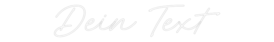 Individuelles Neon: Dein Text