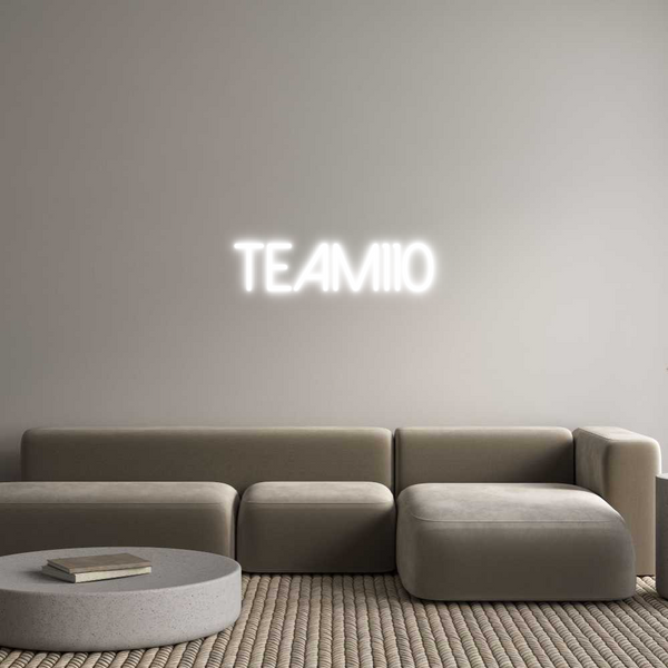 Individuelles Neon: Team110