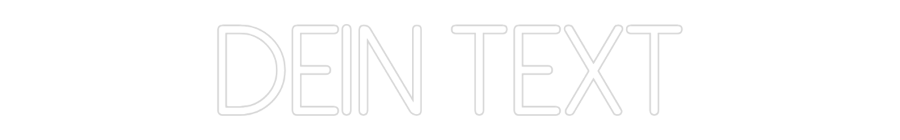 Individuelles Neon: Dein Text