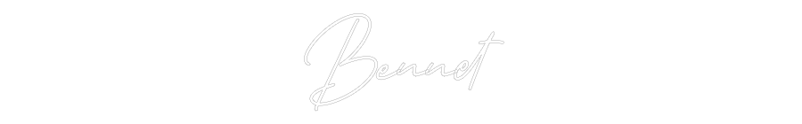 Individuelles Neon: Bennet