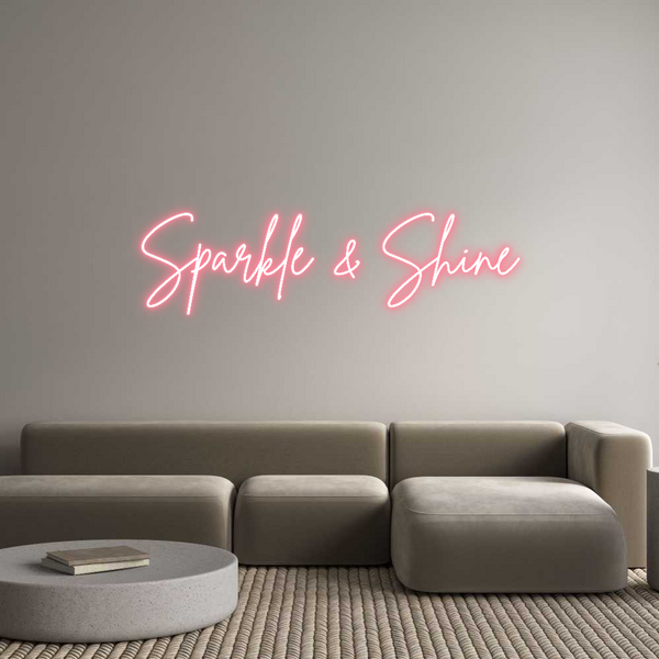 Individuelles Neon: Sparkle & Shine