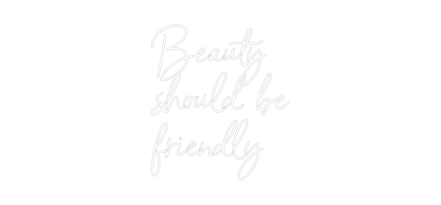 Individuelles Neon: Beauty 
shou...