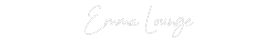 Individuelles Neon: Emma Lounge