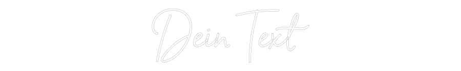 Individuelles Neon: Dein Text
