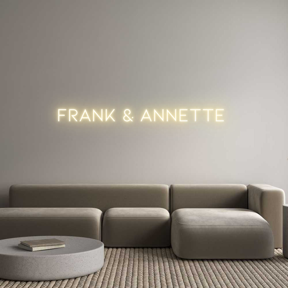 Individuelles Neon: Frank & Annet...