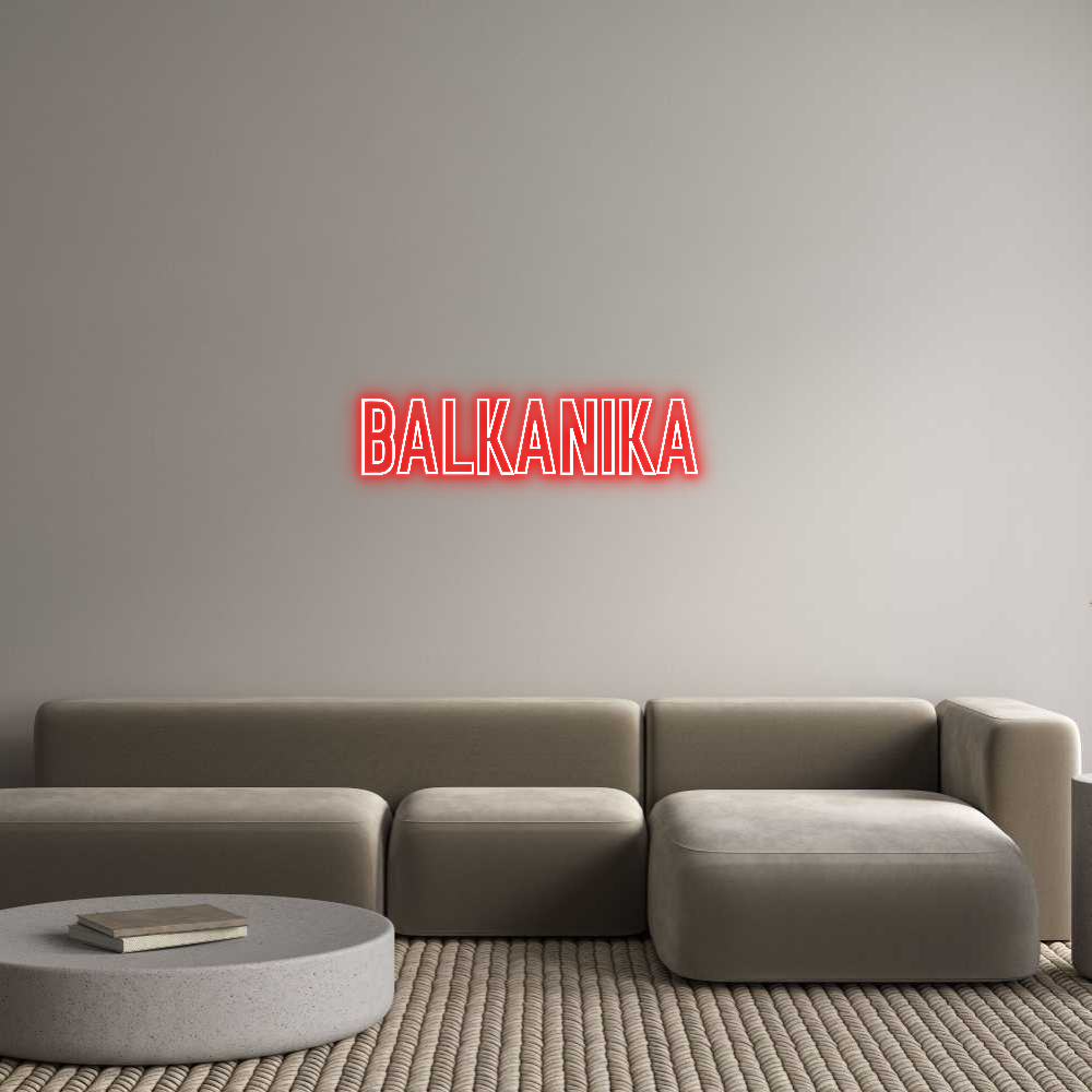 Individuelles Neon: Balkanika