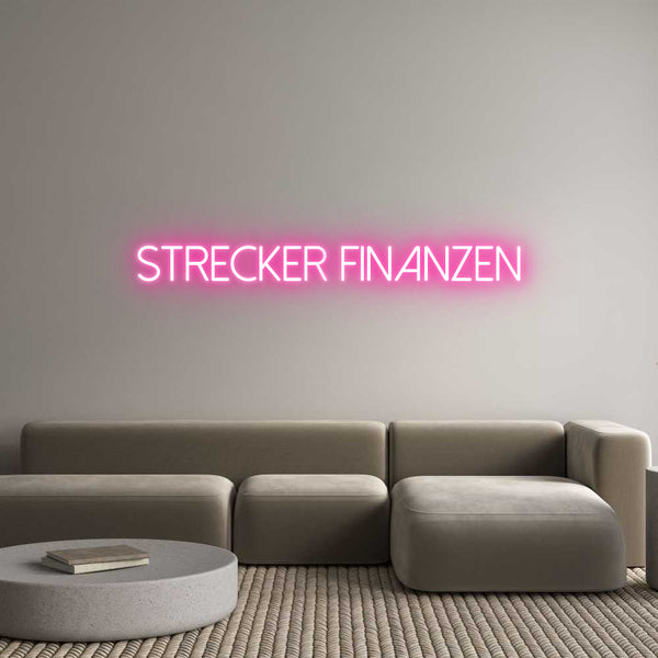 Individuelles Neon: Strecker Fina...