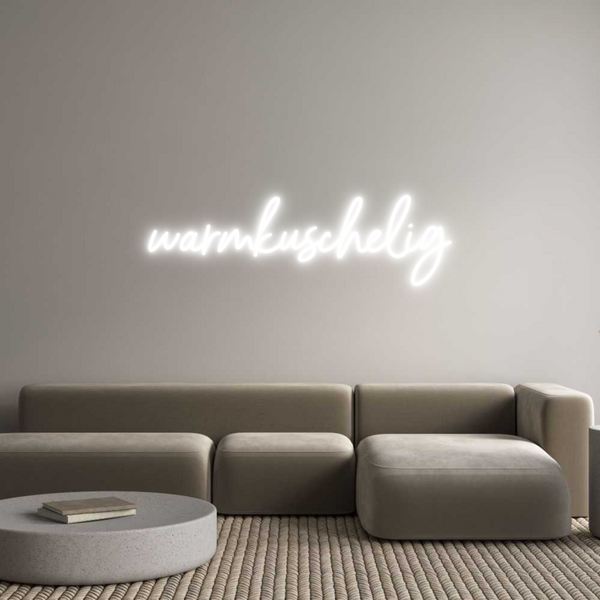 Individuelles Neon: warmkuschelig