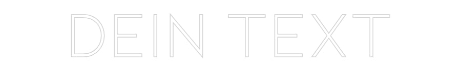 Individuelles Neon: Dein Text