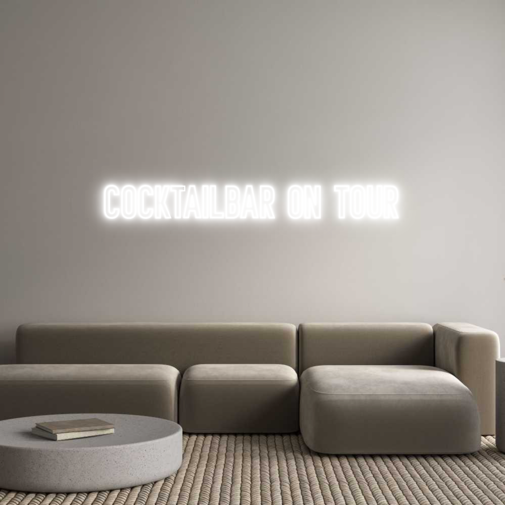 Individuelles Neon: COCKTAILBAR O...