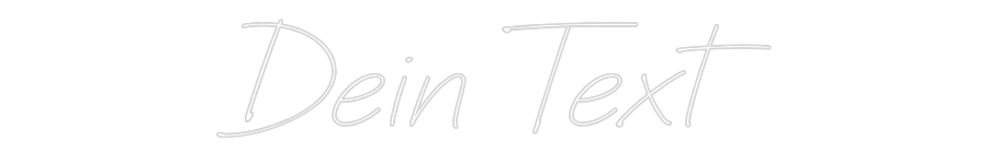 Individuelles Neon: Dein Text