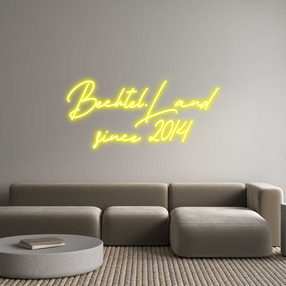 Individuelles Neon: Bechtel.Land...