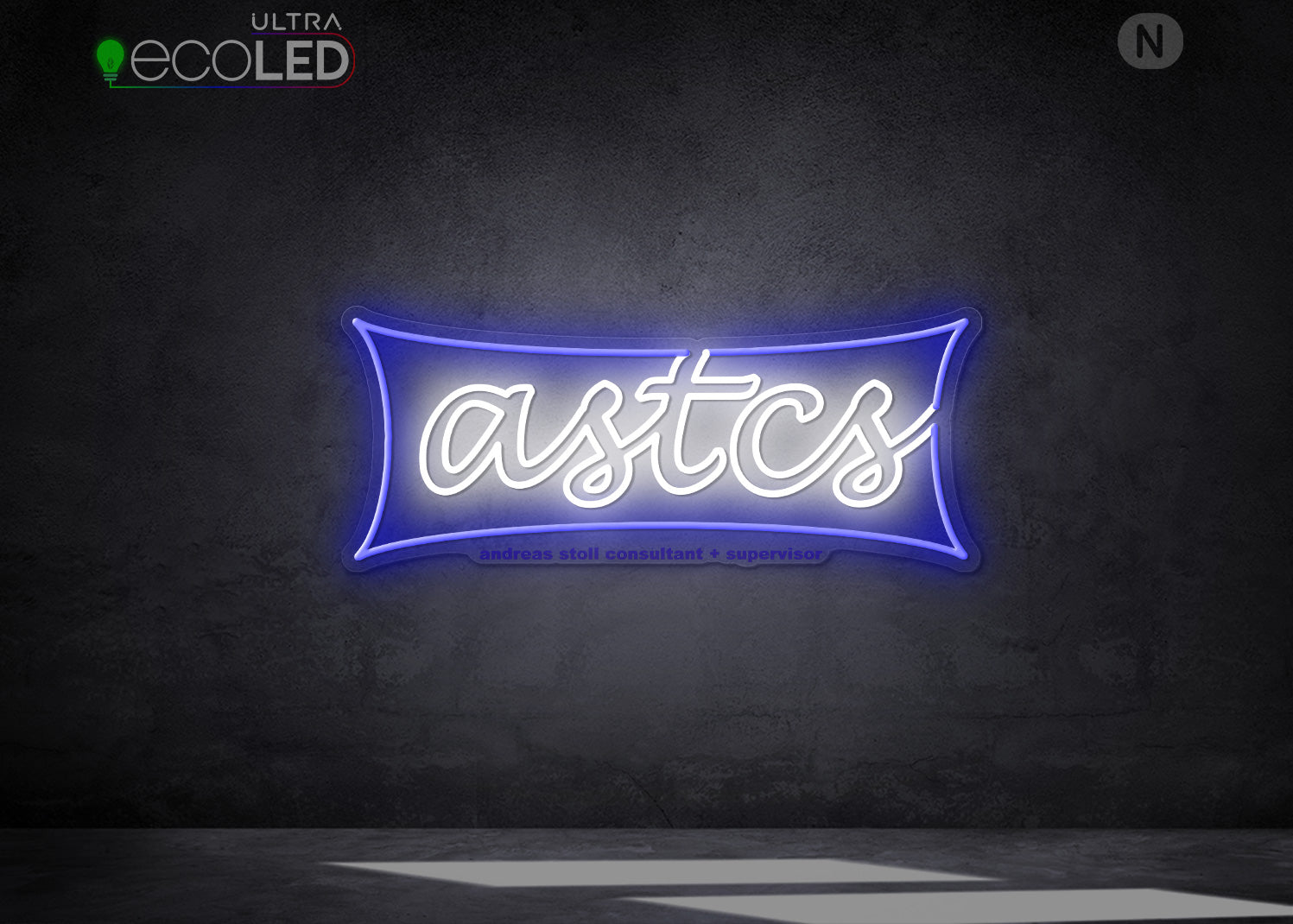 Individuelles Neonschild