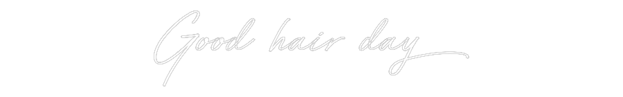 Individuelles Neon: Good hair day