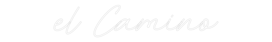 Individuelles Neon: el Camino