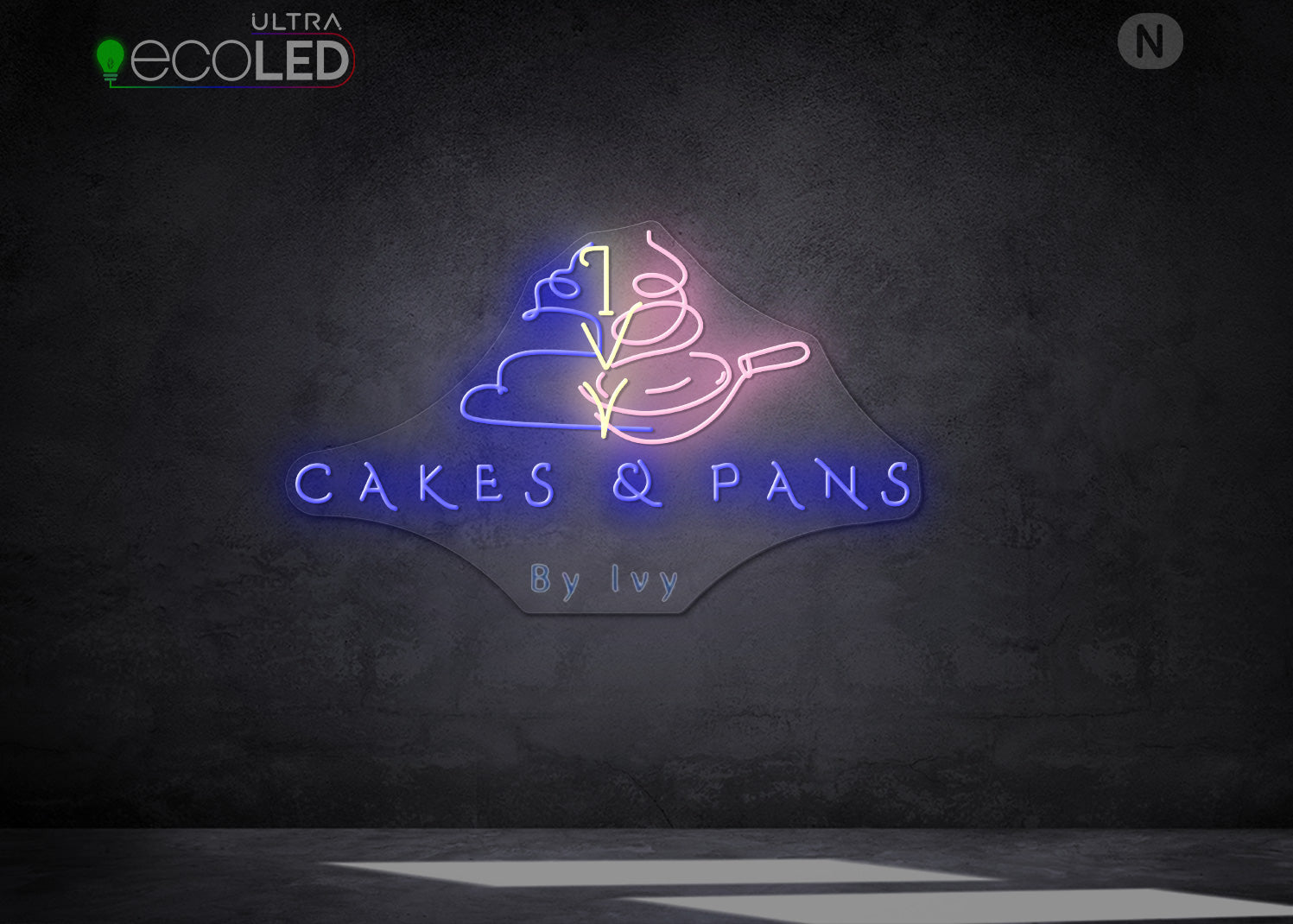 Individuelles Neonschild