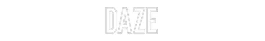 Individuelles Neon: DAZE